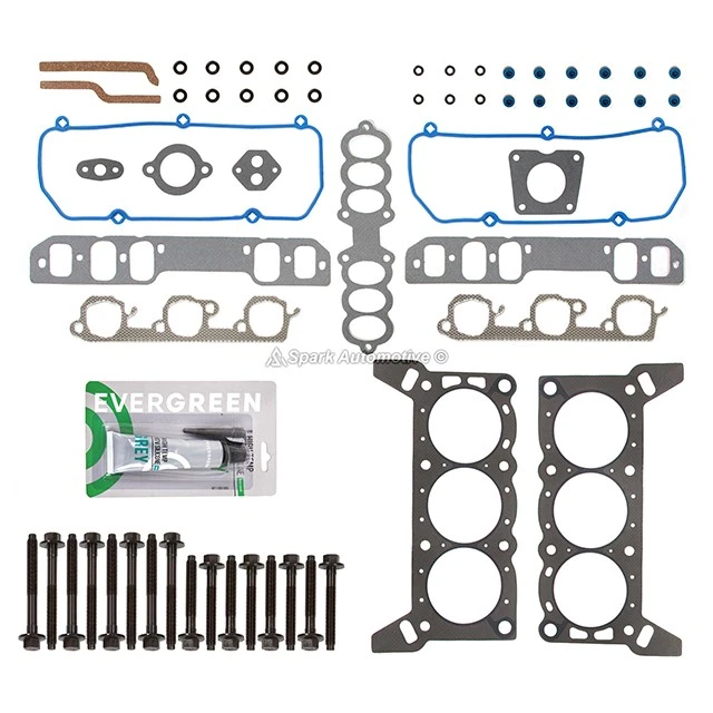 Head Gasket Bolts Set Fit 94-95 Ford Thunderbird Mercury Cougar 3.8L VIN 4 - Image 2 of 4