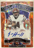 2022 Leaf Valiant Football All-American Orange Crystal Auto 14/20 Sam Howell