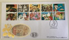 GB QEII 1993 Greetings Peter Rabbit Benham FDC Beatrix Potter Cat £25+