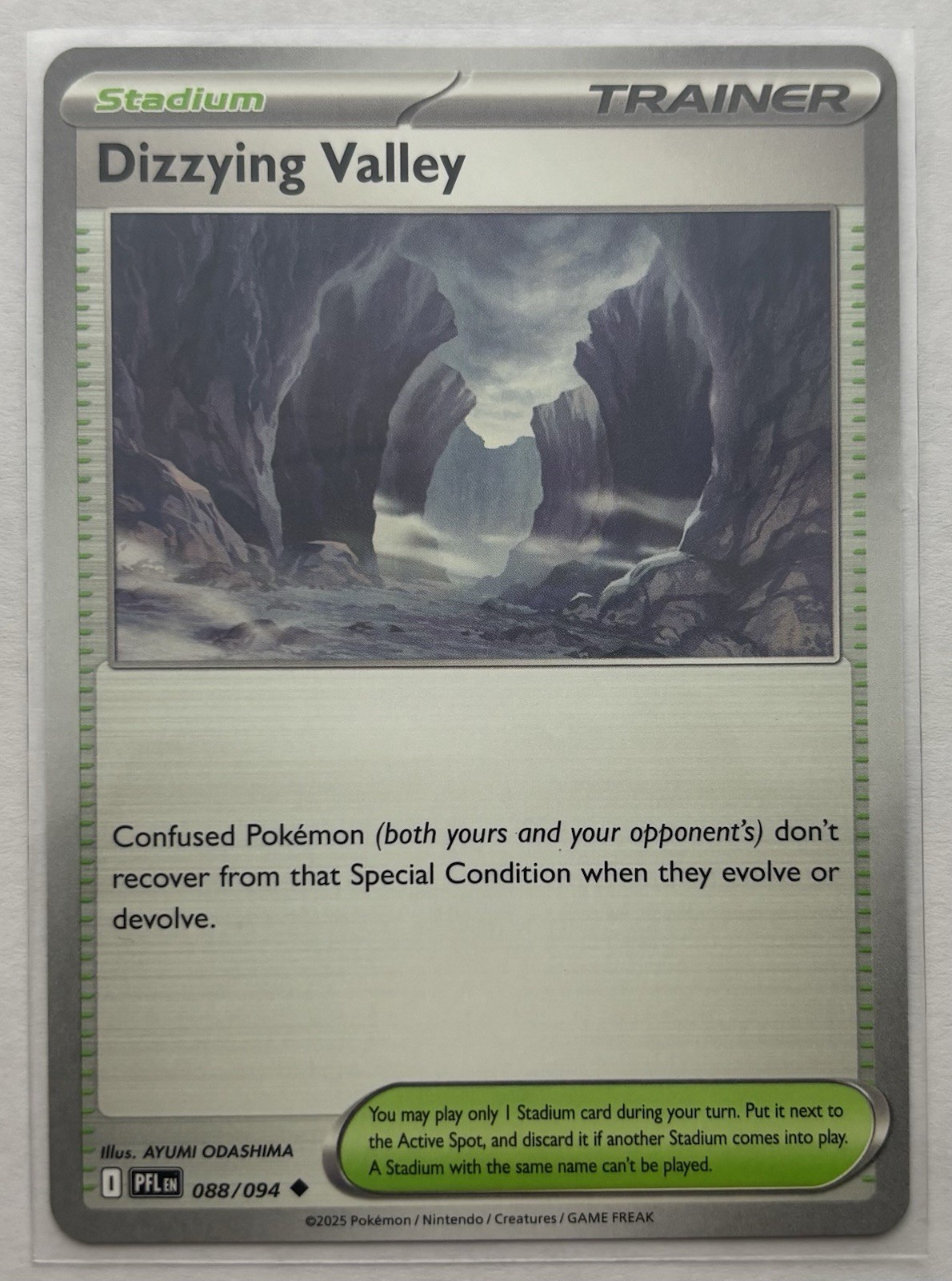 Pokémon, Phantasmal Flames, Dizzying Valley, 088/094, Regular