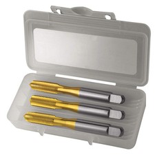 GREENFIELD THREADING 174507 Tap Set,Inch,1/4"-28 Thread Size,3 pcs. 53PW33