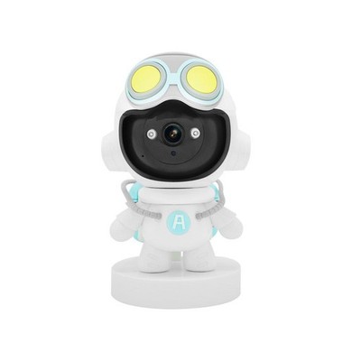  2MP indoor alarm night vision 2-way talk Pan WiFi baby monitor IP Robot Camera