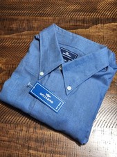 Dockers Soft Touch Button Down Dress Shirt Mens Size Medium 15-15.5 New