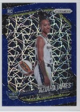 2025 Panini Prizm WNBA Rookie Variation Blue Velocity Aziaha James #141 hu1