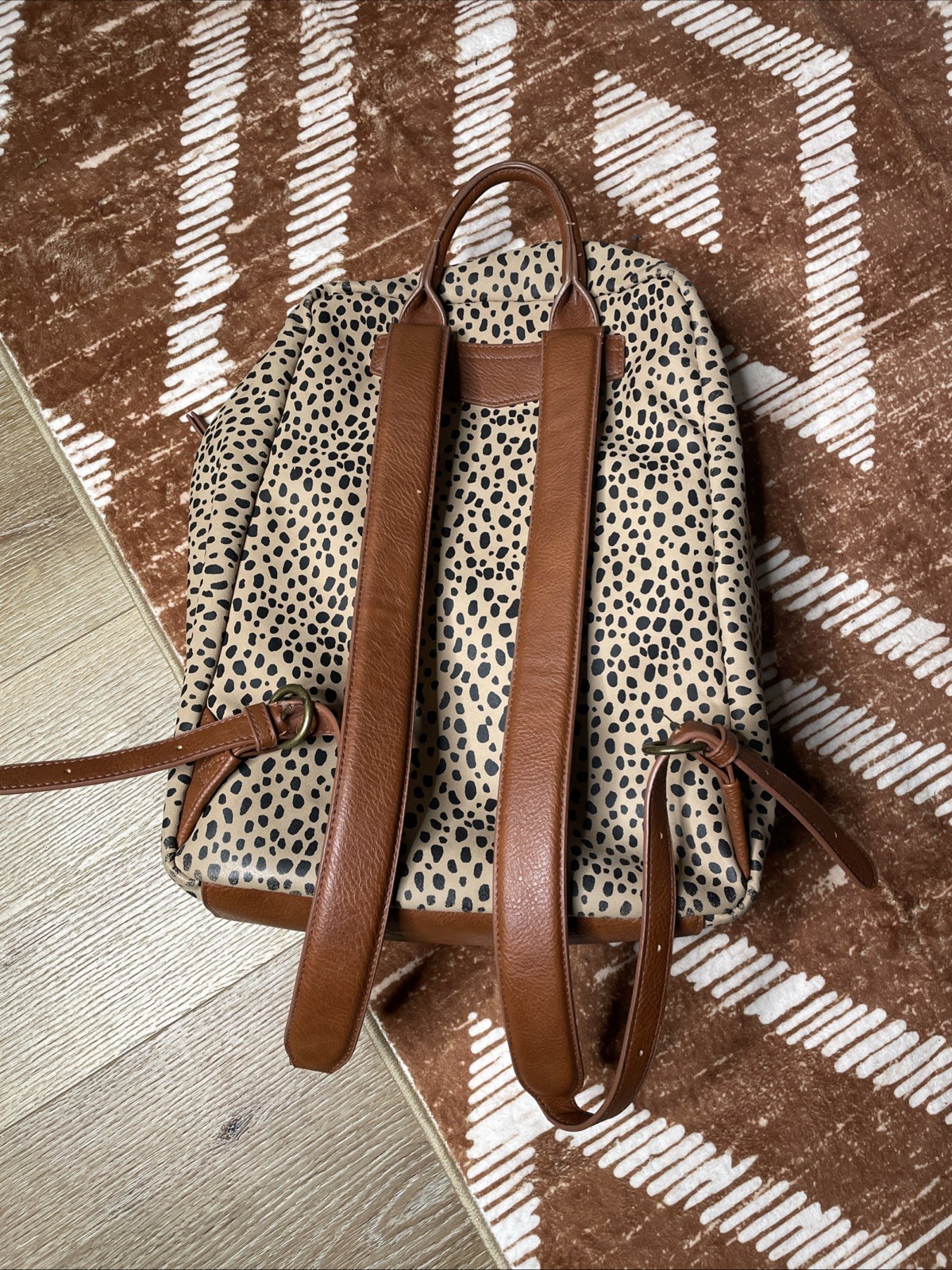 Universal Threads Leopard Cheetah Print Canvas Ba… - image 2