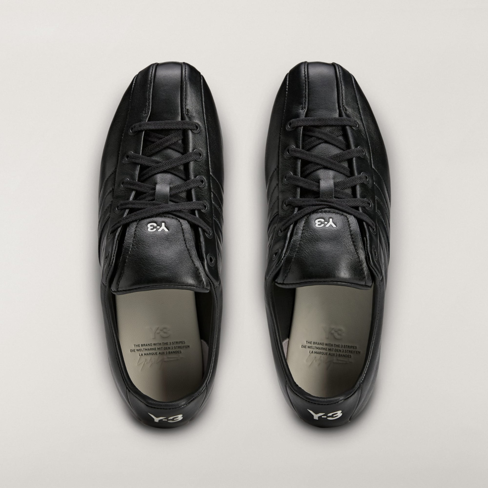 adidas Y-3 Field Leather Black Off White HP9980 Men's Size image 6