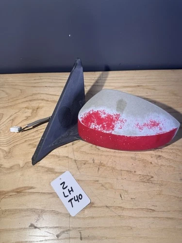 2007-2009 NISSAN 350Z FRONT LEFT DRIVER SIDE DOOR VIEW MIRROR OEM RED