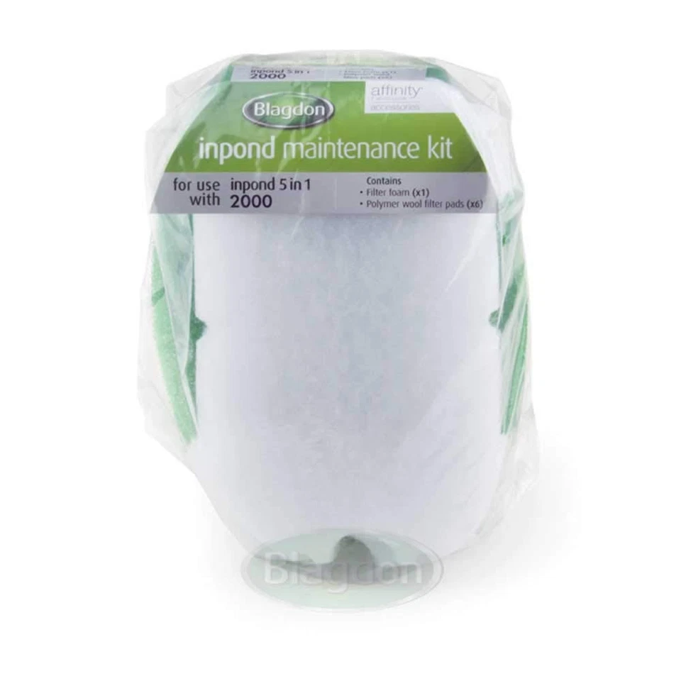 Blagdon In Pond 5 in One Filter 2000 Foam Sponge Pad Set (6 Polypad, 1 Coarse)