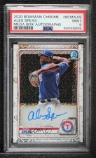 2020 Bowman Chrome Mega Box Mojo Alex Speas #BCMA-AS PSA 9 MINT Auto 8d2