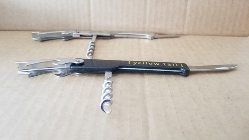 Beaulieu Rutherford Germany /Yellow Tail Bottle Opener Cork Screw Knife , VGC - 第 5/24 張圖片