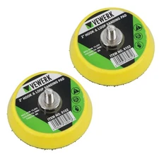 2" / 50mm Sanding Polishing / Backing Pad With M6 Thread For Air Sander 2PK