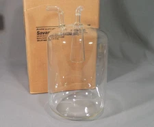 New Savant Instruments Evaporator Vapor Trap Glass Condenser Bottle 6"