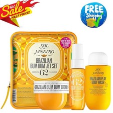 Sol de Janeiro Bum Bum Jet Set - Cream, Gel, Mist - NEW BOXED UK HOT SALE