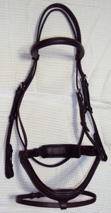 G. PASSIER & SOHN Bridle- PADDED/Crank Noseband -Quality Leather- GREAT! GERMANY