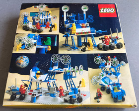 1983 vintage LEGO classic space Supply Station EMPTY BOX ONLY used Rare # 6930