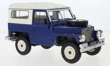1/18 Land Rover Series 3 Blue Dark Blue 1973 1/18 BoS Models Packaging Size 100