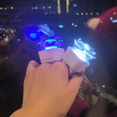 Kpop ZEROBASEONE Mini Light Ring ZB1 Rose Lightstick Rings fan