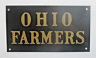 OHIO FARMERS-Authentic Insurance Co.(Westfield) Tin Fire Mark-SIGN/MARKER BU#175