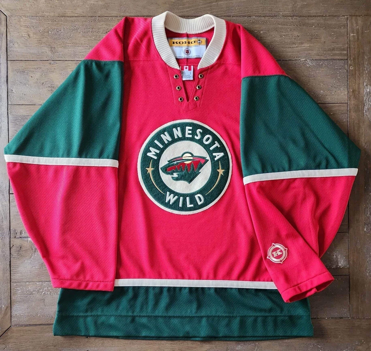 mn wild red jersey