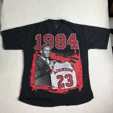 Michael Jordan 1984 T-Shirt Mens XL Rookie Draft Airness Tee