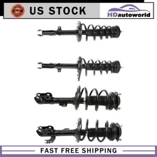 Set of 4 For 2012 -  2017 Toyota Camry Front Rear Complete Struts Coil Springs