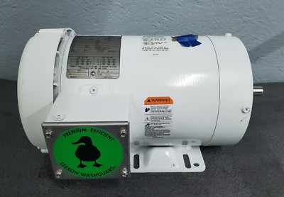 Leeson 2 HP Washguard Motor 3 PH, RPM 3490, TEFC, 119482.00, C6T34WK33A
