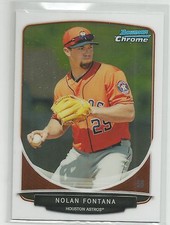 Nolan Fontana Houston Astros 2013 Bowman Chrome Prospects
