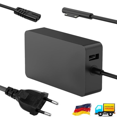 Ladegerät Surface Pro 3/4/5/6/7/8 Ladekabel Netzteil für Microsoft Laptop Tablet