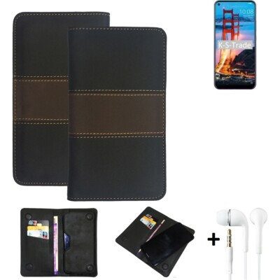 Wallet Case + Kopfhörer für ZTE Blade V2020 Schutzhülle Hand Tasche