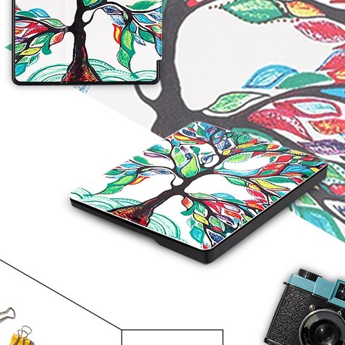 PU Leather Smart Cover Protective Shell for Kindle Oasis 2/3 Home Office - Picture 9 of 19