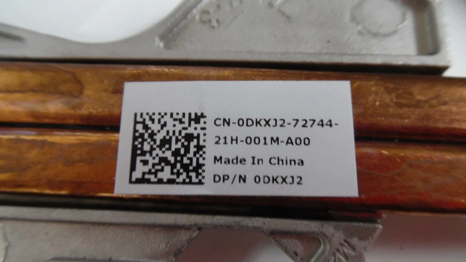 Genuine Dell Precision M4600 15.6" CPU Heatsink w/Fan - 0DKXJ2 - Tested - Image 3 of 4