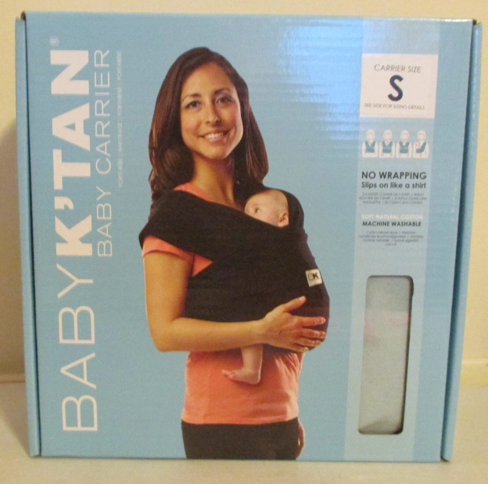 Baby K’TAN Carrier Size Small Misty Blue New In Box