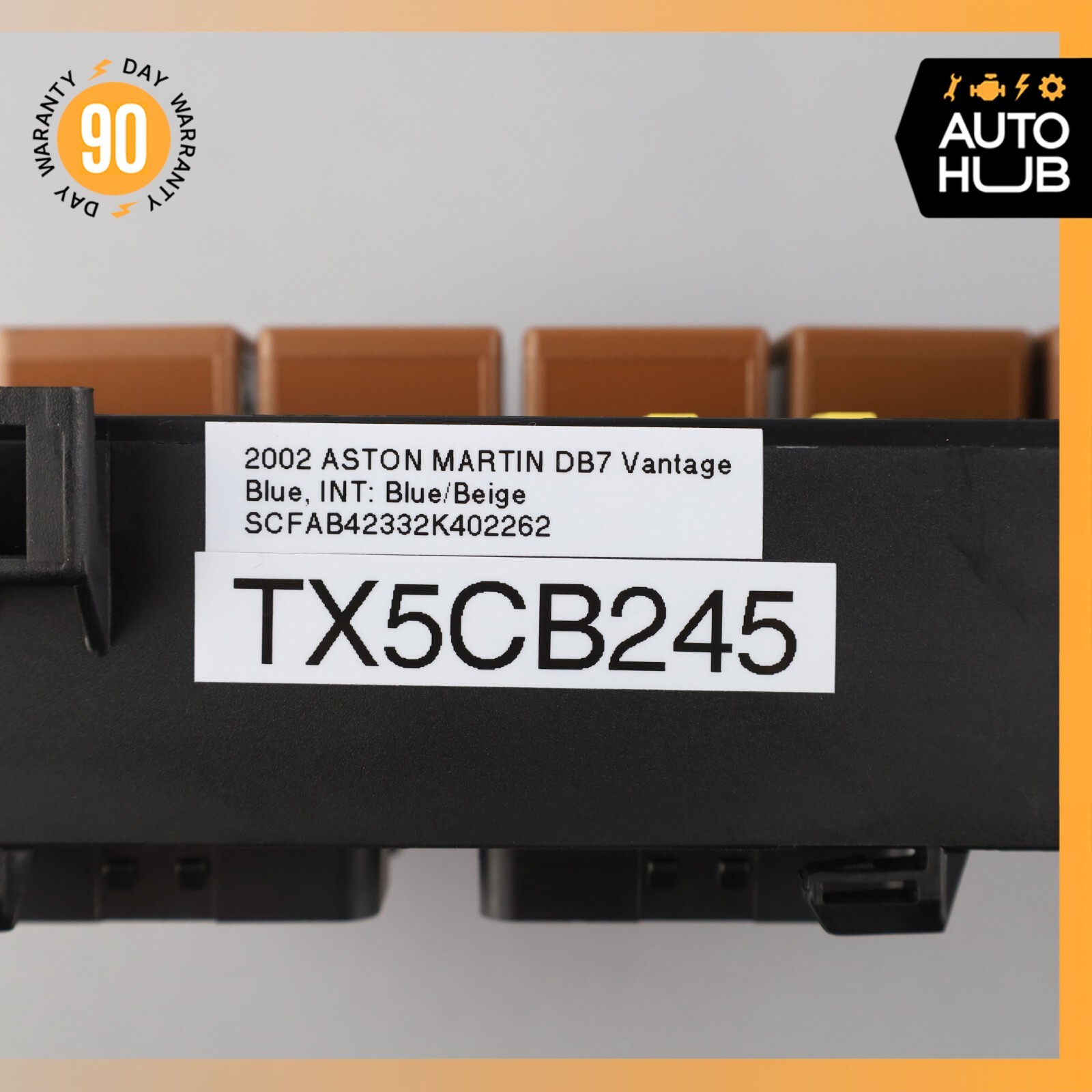 00-04 Aston Martin DB7 Vantage Rear Trunk Fuse Box Relay Junction OEM 23k MILES