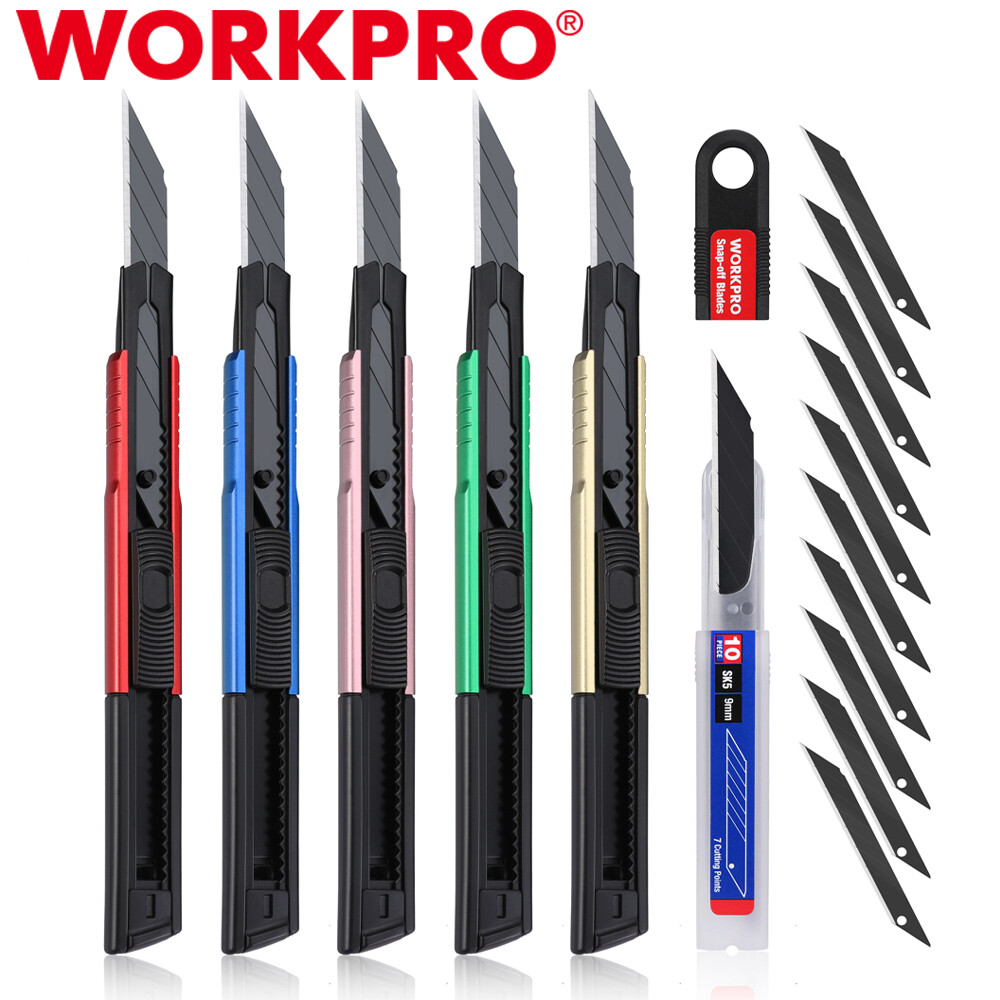 Retractable Snap-off Blade Heavy Duty Box Cutter Set