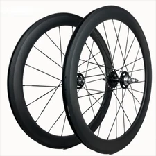 Carbon Track Bicycle Wheelset 25mm Wide 50mm Depth Tubular Bicycle Parts 