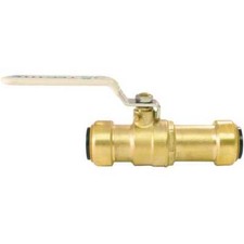 Tectite FSBBV34SL 3/4 in. Brass Push-to-Connect Slip Ball Valve