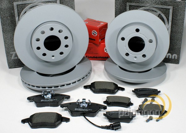 FüR Audi A3 - Zimmermann Bremsscheiben Bremsen BremsbeläGe FüR Vorne Hinten-image