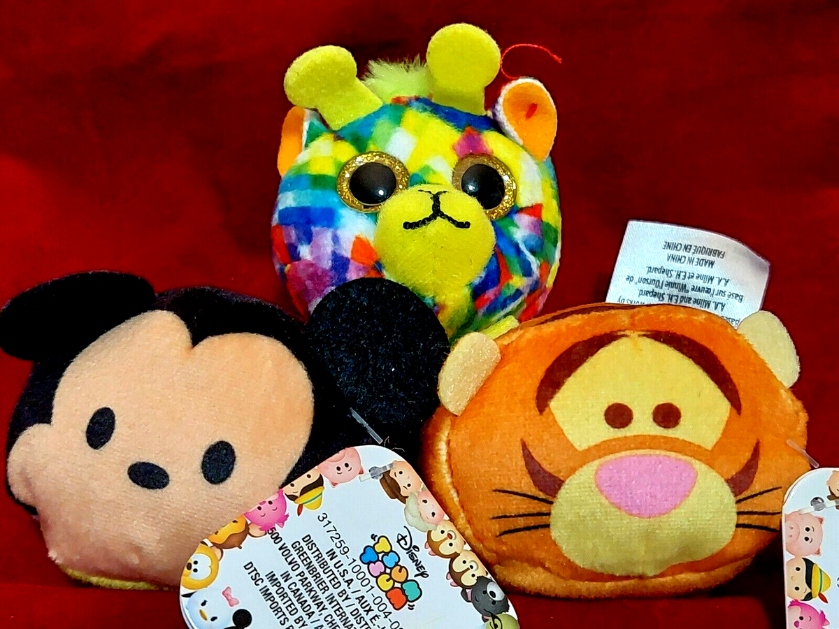 Tsum Tsum MICKEY Mouse TIGGER TY 2019 MABS All 3