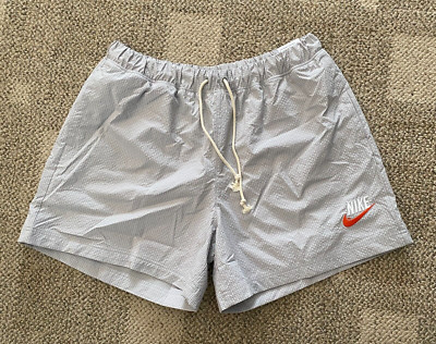 Nike Shorts Mesh Lined Swim Beach Trunks DM5281-012 Above Knee Men's XL