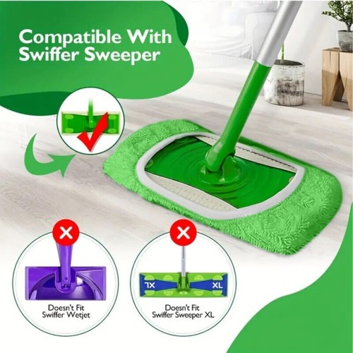 5pcs Microfiber Mop Replacement Pads - Washable & Durable Flat Mop Covers - 第 1/9 張圖片