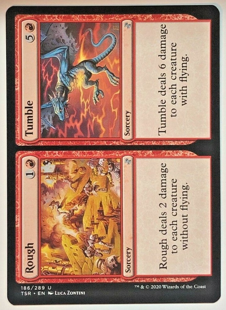 MTG Rough Tumble Time Spiral Remastered 186/289 Regular Uncommon