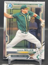 2021 Bowman Draft Chrome Mason Miller 1st Bowman 