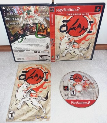OKAMI Ntsc Us Spiel Für Playstation 2 Ps2 Mit Anleitung von CAPCOM 