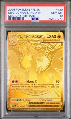 Mega Charizard X ex graded PSA 10 for sale on eBay