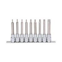 1/2 Zoll Chromeplus Bit-Stecknuss-Satz Torx, Lang, 9-Tlg T20-T60 KS Tools