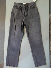 Abercrombie  Fitch Ultra High Rise The 90's Straight Black Jeans Size 32 / 14L