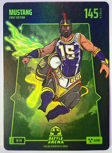 2025 Bo Jackson Battle Arena Update Mustang Nikola Jokic Glow Battle Foil BF-70