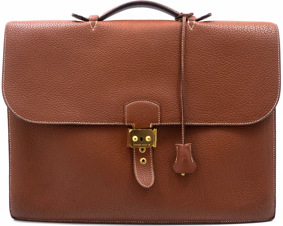 HERMES SAC A DEPECHES 40 BRIEFCASE AKTENTASCHE BAG BUSINESS TASCHE ARBEITSTASCHE - Bild 1 von 4