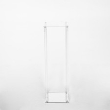 32" tall Clear Flower Stand Acrylic Column Vase Wedding Party Home Decorations