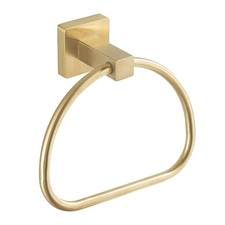 Brushed Gold Hand Towel Holder, Bathroom Towel Ring, Bath Hand Towel Hangers ...